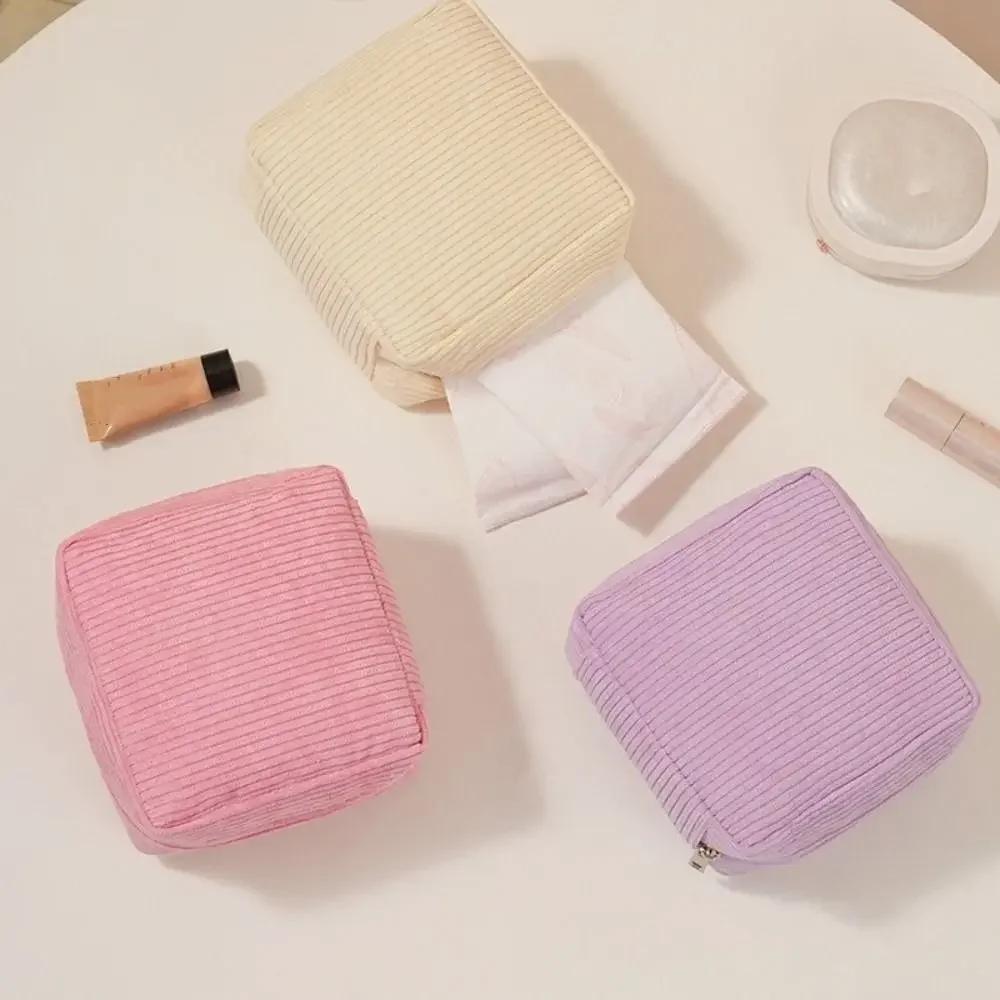 Large Capacity Sanitary Pads Bag Cosmetics Lipstick Multipurpose Cosmetic Bag Storage Bag Mini Data Cables Organizer Travel