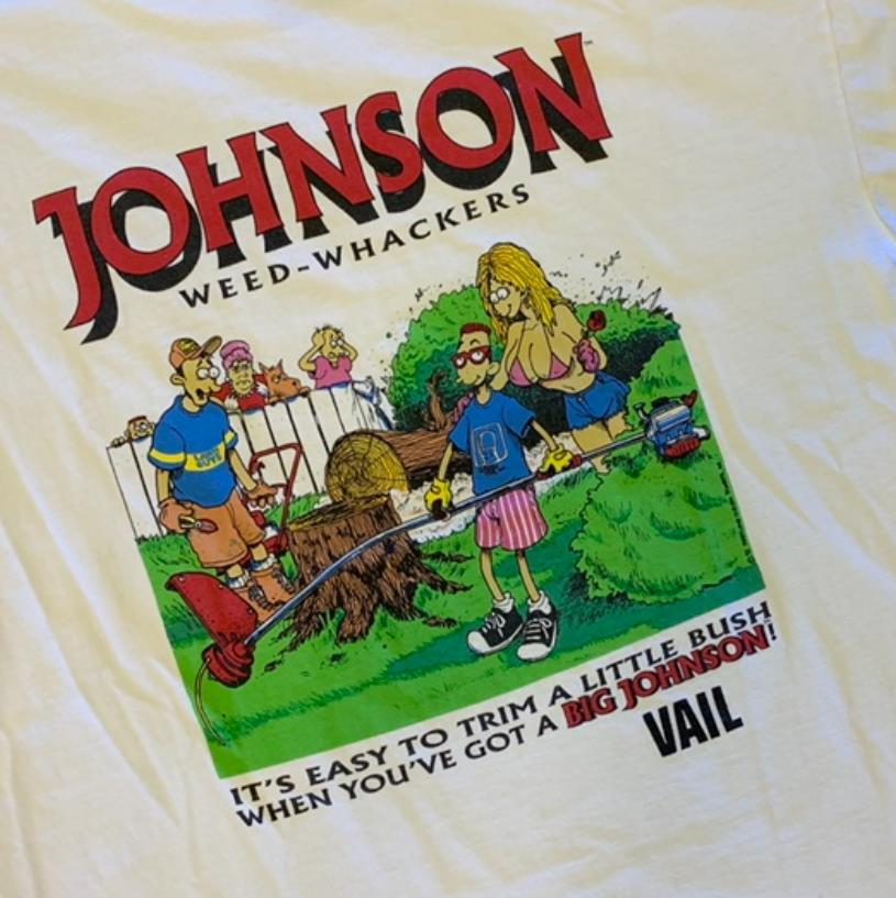 SALE Big Johnson T shirt, White t shirt, new vintage shirt new- July gift, new Unisex T-Shirt S