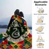 Slytherin House Crest Poster - Hogwarts House DecorPrint Blanket, Soft Blanket For Sofa Office Bed And Travelling Daughter Birthday Gift Esj