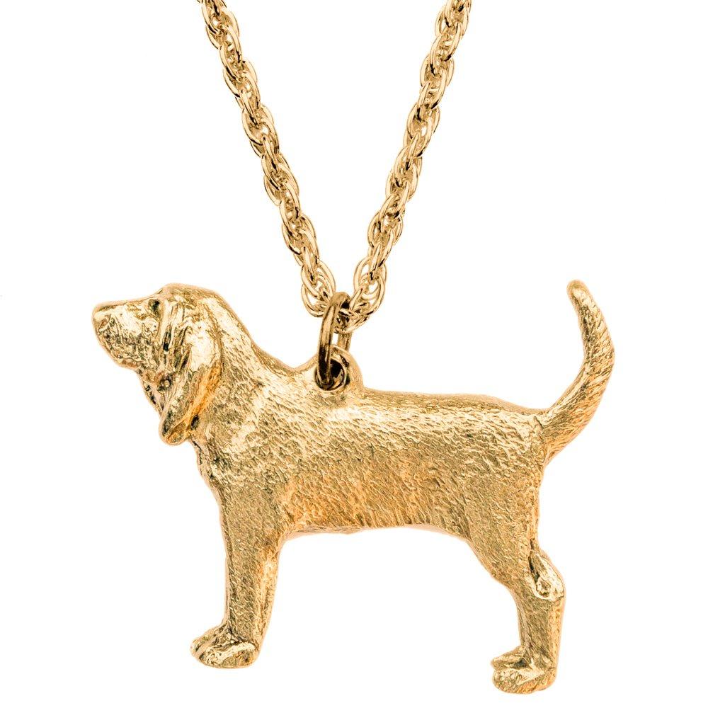 

Bloodhound British Art Dog Pendant Necklace Collection