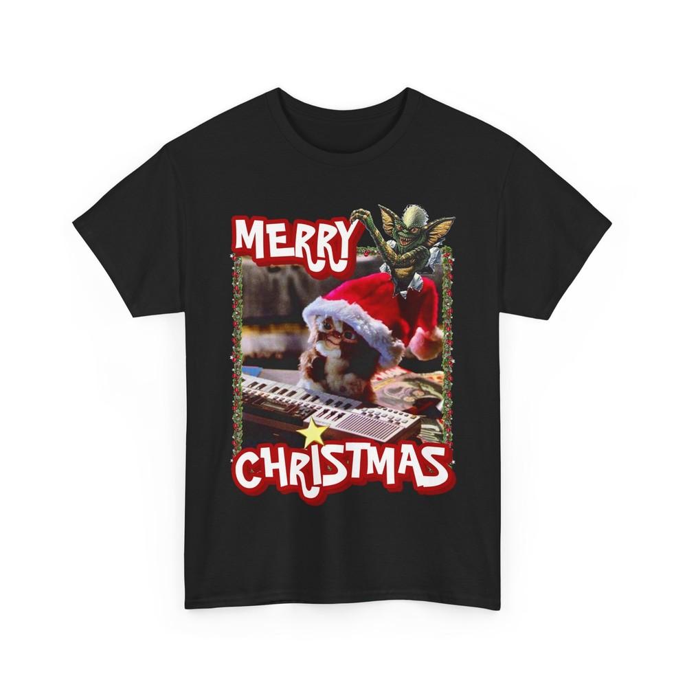 

Merry Christmas Tshirt Funny Gremlins Movie Shirt Retro Tee Funny Holiday Unisex T-Shirt XXXXL