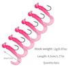 5pcs/4pcs/bag Jig Hook with Soft Lure Pesca Wobbler Artificial Bait Silicone Bait Sea Bass Carp Fishing Soft Tail Perch Bait