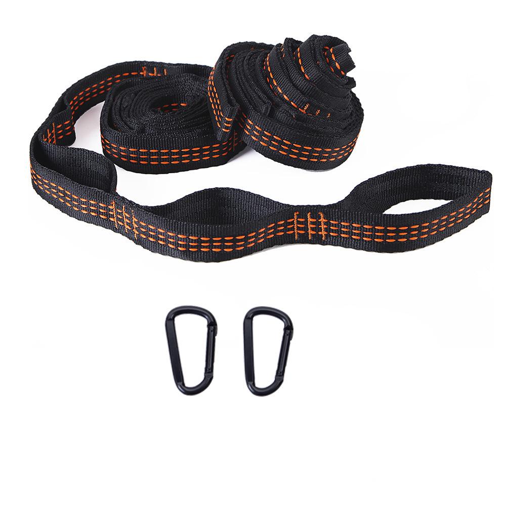 High-Strength Polyester Nylon Tree Hammock Straps with Multi-Ring Loop