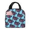 Custom G-Gengars Insulated Lunch Bag for Camping Travel Cartoon Leakproof Cooler Thermal Lunch Box Unisex