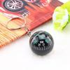 Creative Ball Compass Pendant Unisex Keychain Car Key Ring Hanging Decor Gift