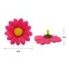 50pcs New Silk Daisy Artificial Sunflowers Fake Flower Brooch Simulated Mini Daisies Bracelet DIY Garland Parts Wedding Decor