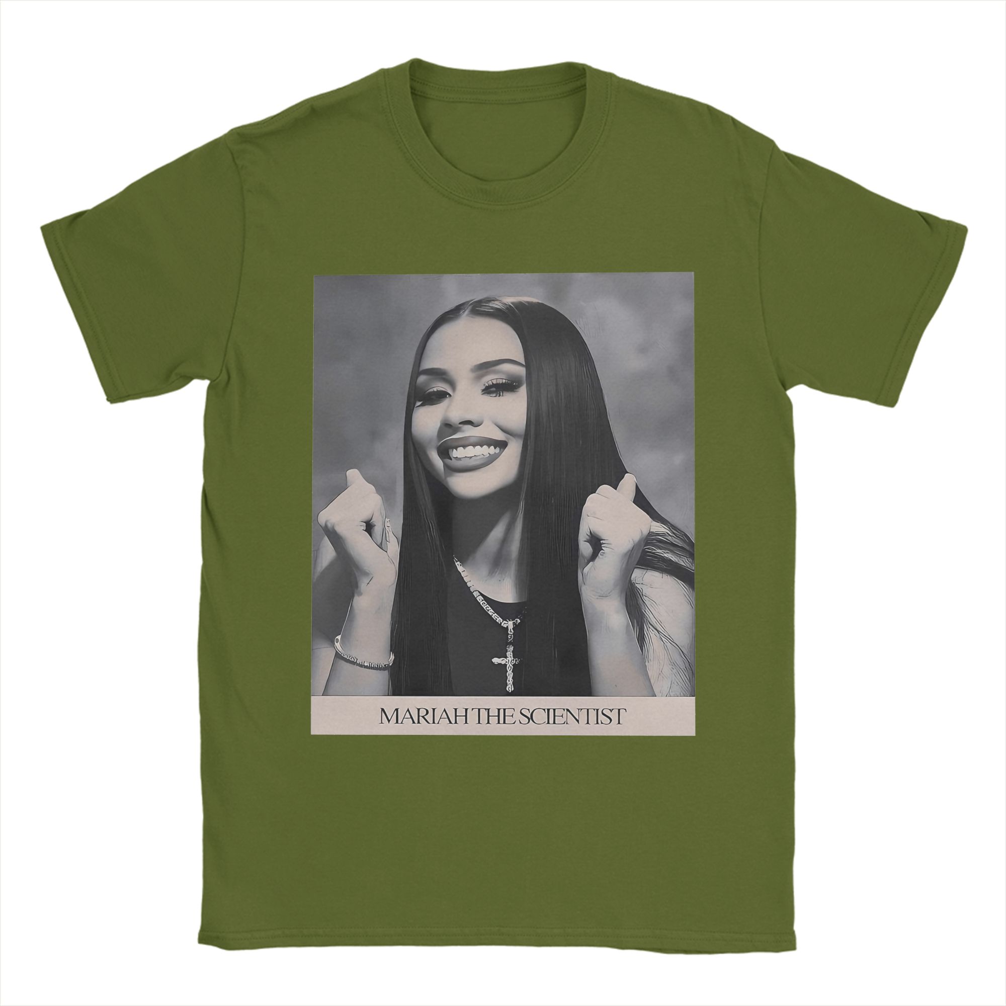 

Novelty Retro Mariah The Scientist T-Shirt Men s Round Neck Short Sleeve Top Tee Cotton Summer Top Tee 4XL