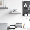 Floating Shelf Gray 40x23x3.8 Cm MDF