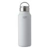 Atlas Stainless Steel Water Keeps Hot or Cold Direct Easy To Outdoor 1000ml White AWPB-1001WH 1-Liter Vacuum-Insulated Bottle, Water, Lightweight,