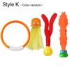 Diving Props Swim Pool Decoration Colored Plastic Summer Water Play Equipment Training Outdoor Leisure Entertainment TMZ