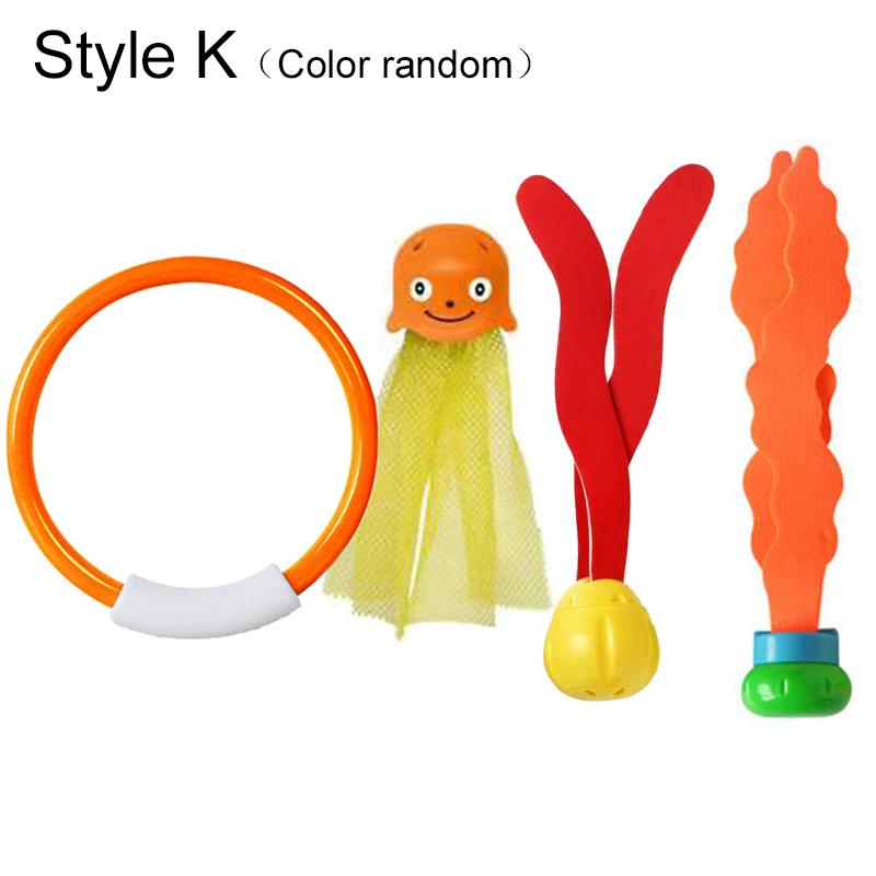 Diving Props Swim Pool Decoration Colored Plastic Summer Water Play Equipment Training Outdoor Leisure Entertainment TMZ