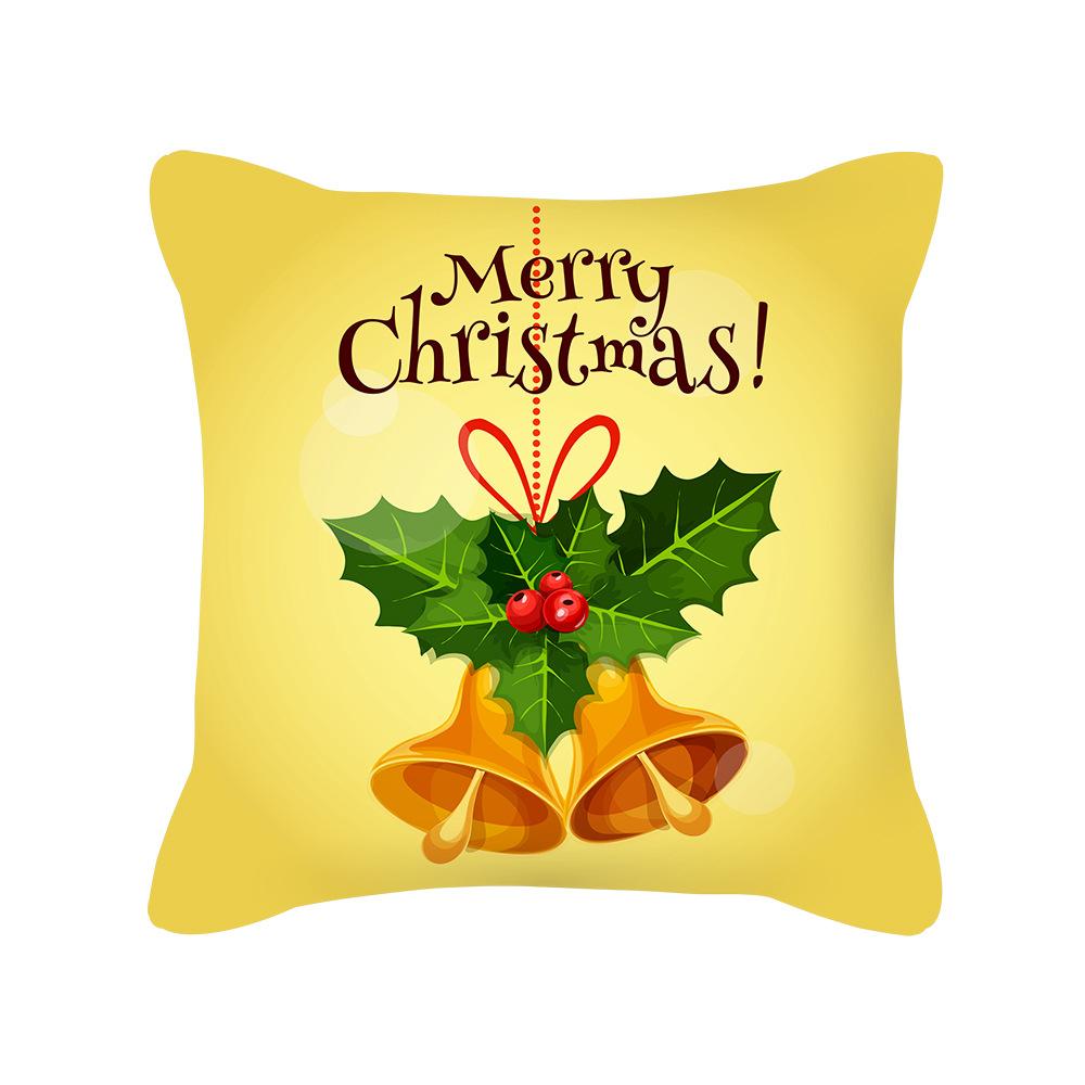 New Nordic Christmas Golden Sofa Pillow Cover Bedside Cushion Cover