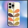 Multi Stem Orla Kiely Folio Phone Case For iPhone 16,15,14,13,12,11 Plus,Pro,Max,XR,XS,X,Plus,SE,Mini Transparent Soft Cover