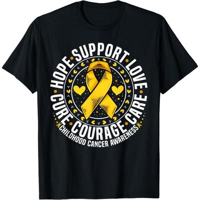 Childhood Cancer Support Family Childhood Cancer Awareness T-Shirt