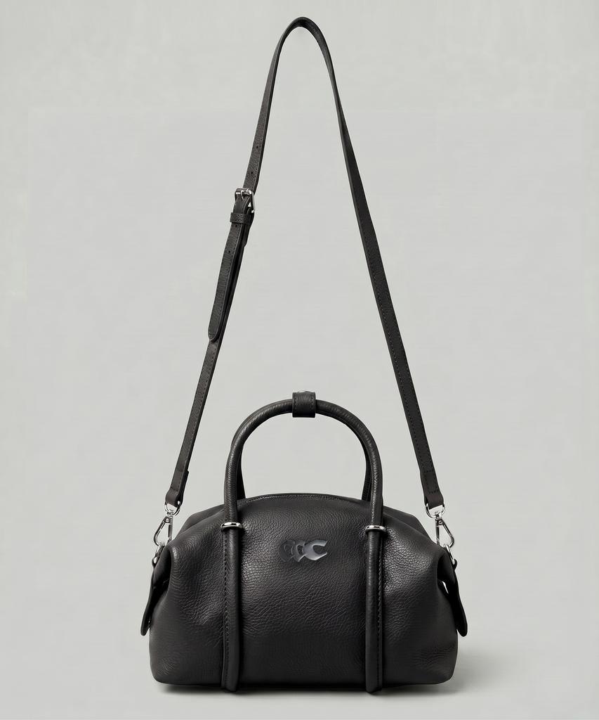 Chicks Wonder City Leather Tube Bag Gray