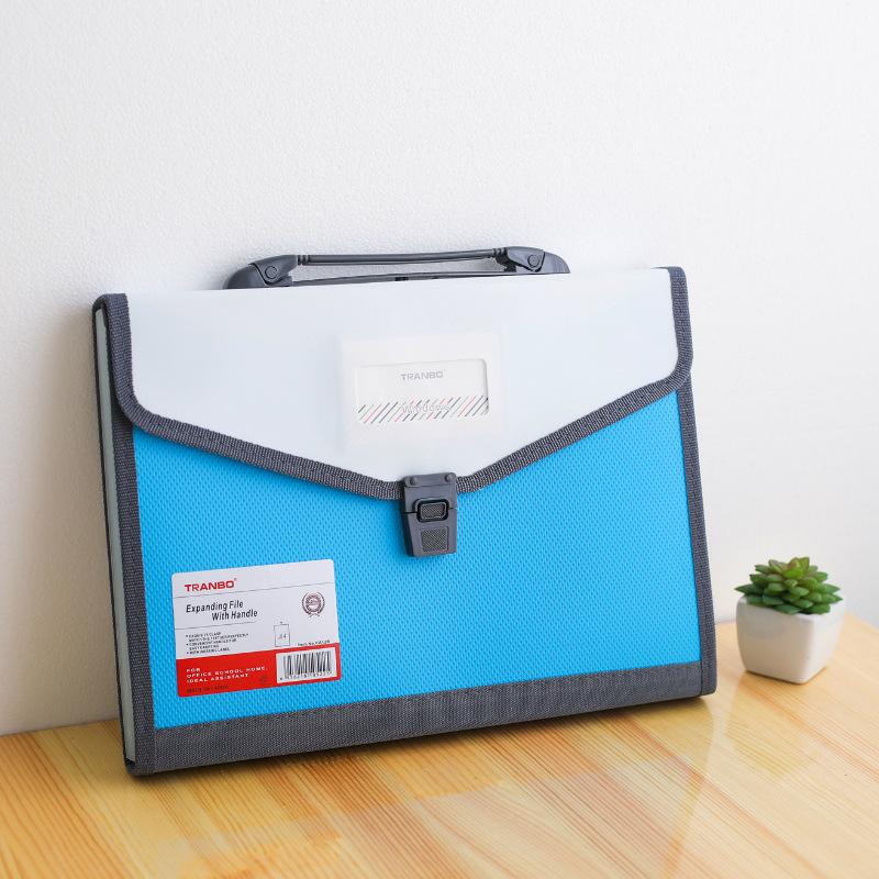 13-Pocket Accordion File Bag: Student Test Papers, Office Documents, Multi-Layer Large Capacity Storage