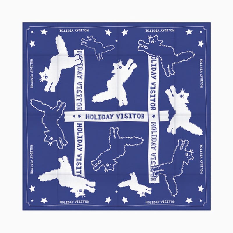 

HolidayVisitor Cat Alphabet Bandana Blue