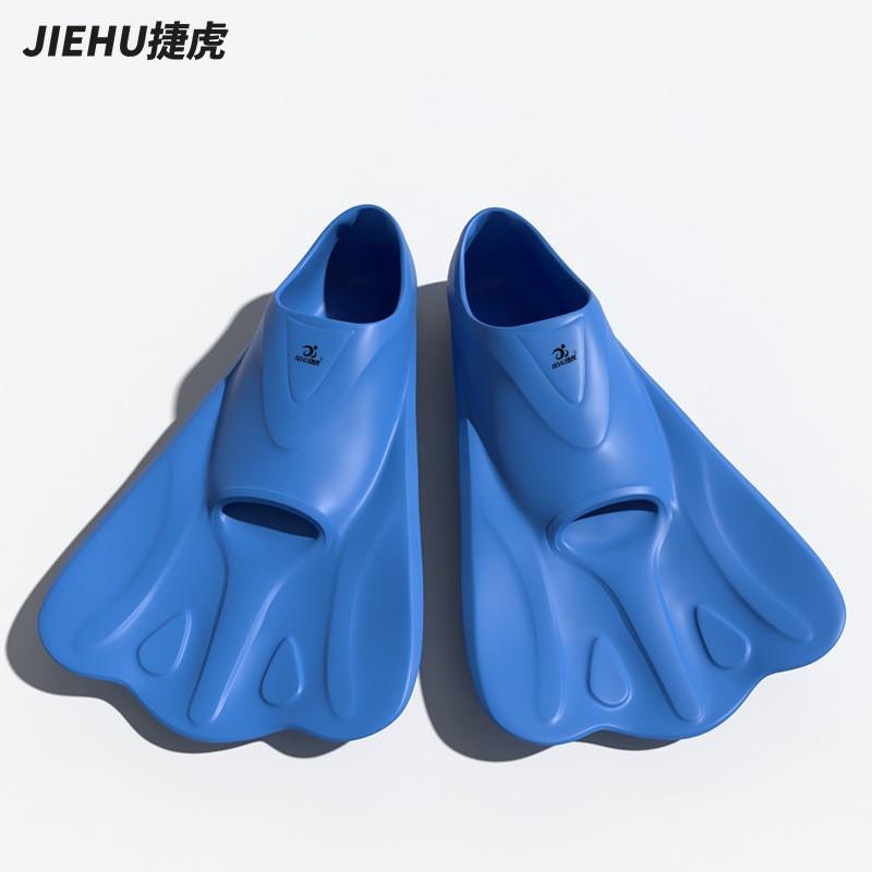 Adult Unisex Swimming Fins Freestyle Snorkeling Training Silicone Open Heel Swim Gear