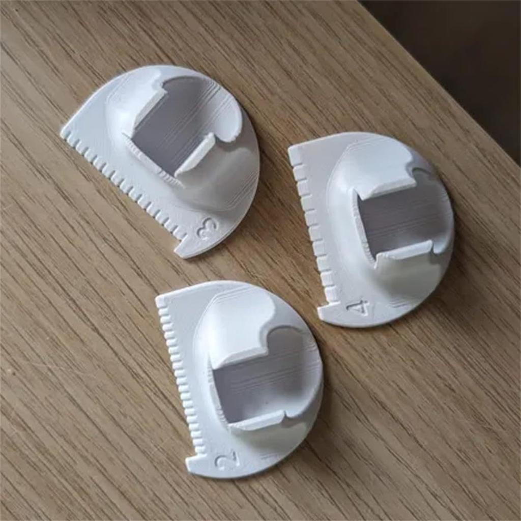 3Pieces Hand Sewing Guide Accessory Plastic Stitching Form for Fabric Craft Projects Supplies
