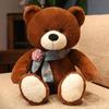 High Quality Plush Toy Scarf Bear Doll Soft Stuffed Animal Children Birthday Gift Pillow Home Living Room Bedroom Decor