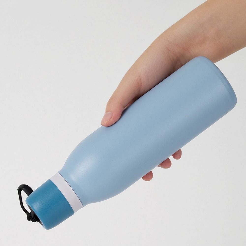 Large Capacity Insulated Bottle Leak-Proof Vacuum Flask Bottle Portable Sports Kettle Hiking