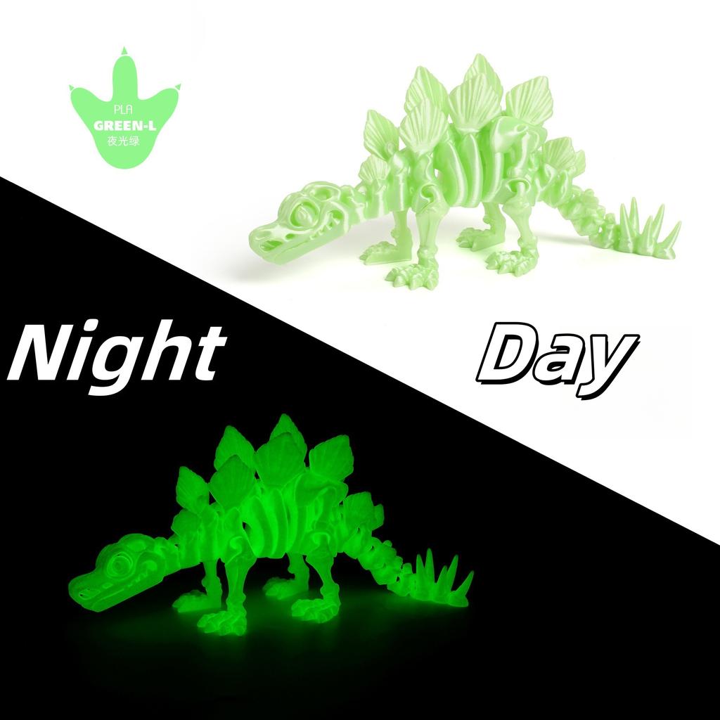 Leuchtende Spielzeuge 3D-gedrucktes Tier Leuchtet im Dunkeln Drache Schlange Katzen Drehbar Gelenkig Tyrannosaurus Rex Heimdekoration Kindergeschenk