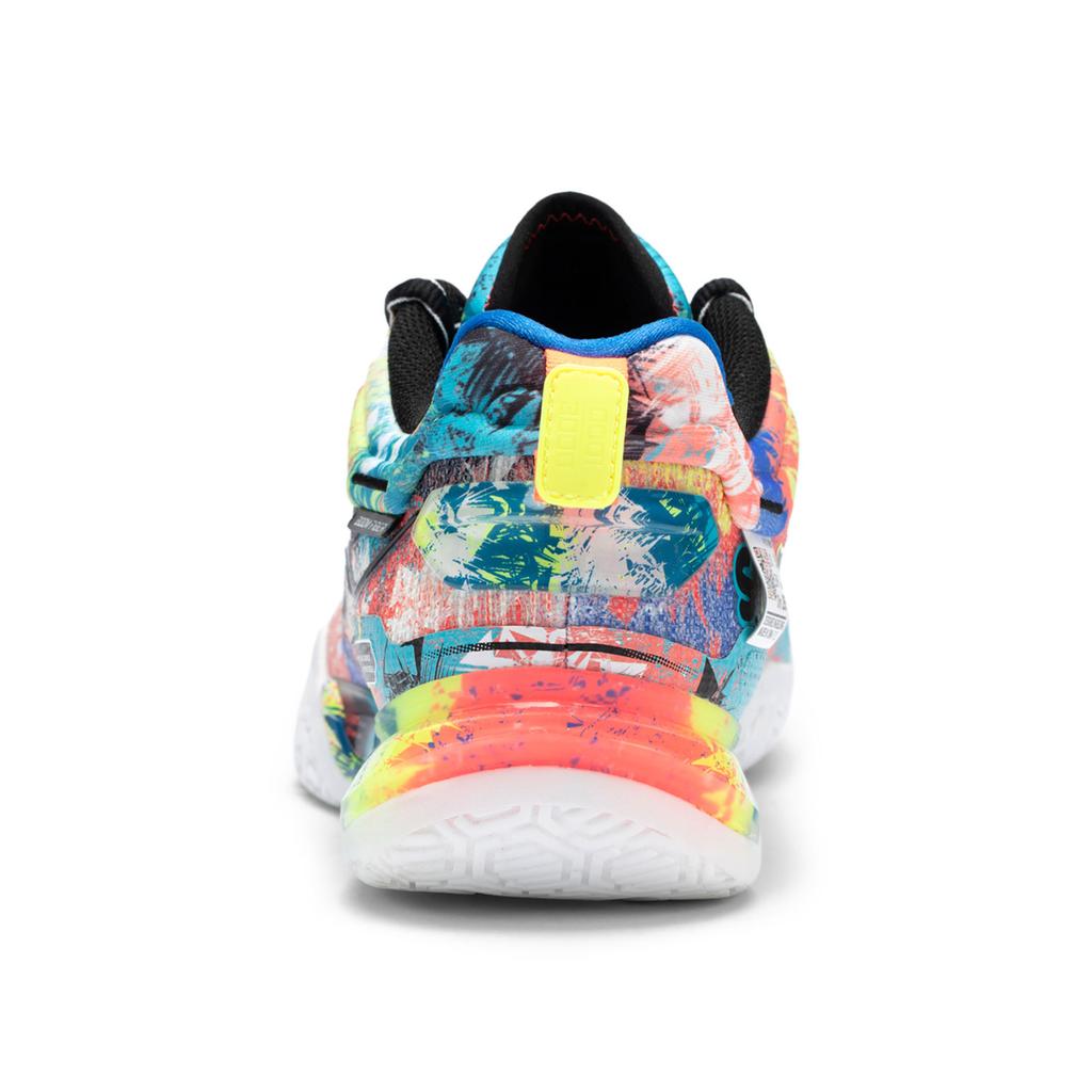 Li Ning Sports Comfortable Breathable Support Low-Top Badminton Shoes Unisex sneaker Blue Pink AYAV001-6