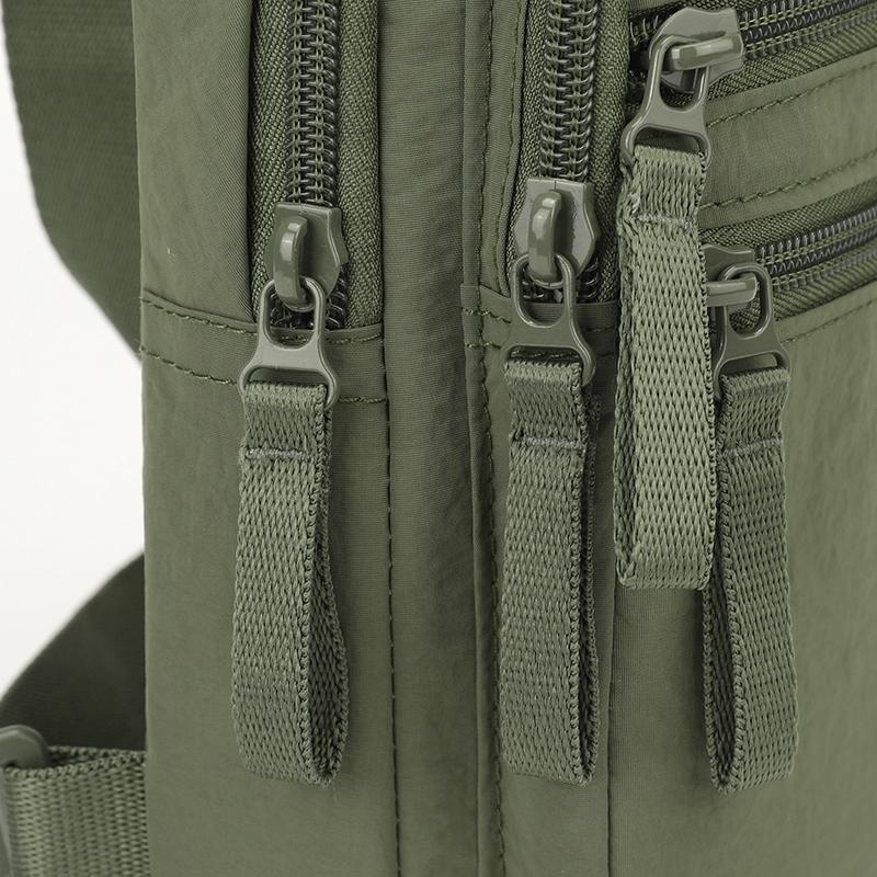 Men's Chest Bag Outdoor Commuter Multi-Layer Crossbody Bag