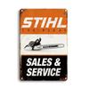 Retro Tool Stihl Brand Metal Tin Sign Vintage Plate Vintage Plaque For Man Cave Home Bar Cafe Garage Workshop Club Wall Decor