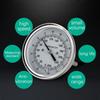 TS-BX40 Axial Pointer Bimetal Thermometer Boiler Round Temperature Gauge Digital BBQ Grill Thermometer