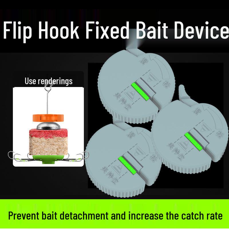 Complete Sea Rod Accessories Set: Explosion Hook, Bait Feeder, Carp & Bighead Carp Hook, Bait Fixer, Clip