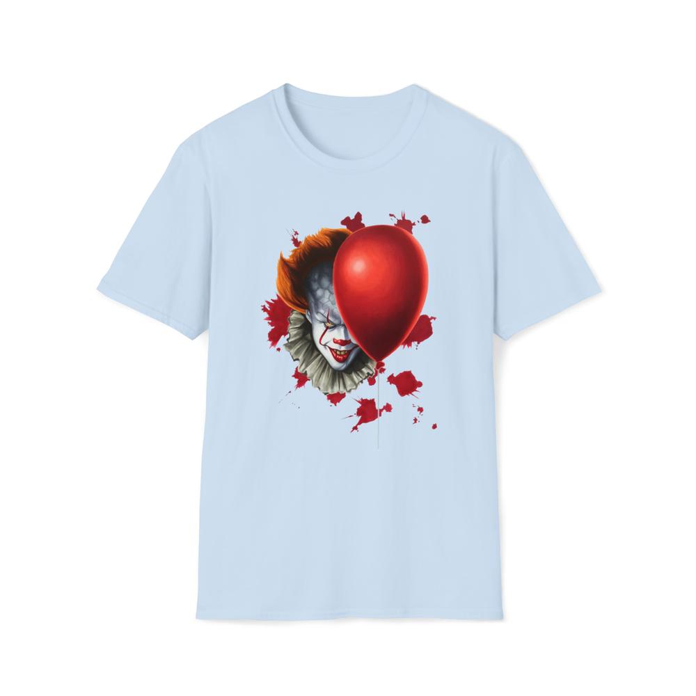 Pennywise Tshirt Horror Movie Tshirt It Clown Graphic Tee Halloween Tshirt
