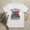 Norway Ro Funny Viking Longship Nordic Unisexs T Shirt Norse Warrior Novelty Tees Round Neck TShirts 100 Cotton New Arrival Tops