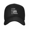Eat Sleep Code Repeat Baseball Cap Luxury Hat Rave Sunhat Hats Man Women's