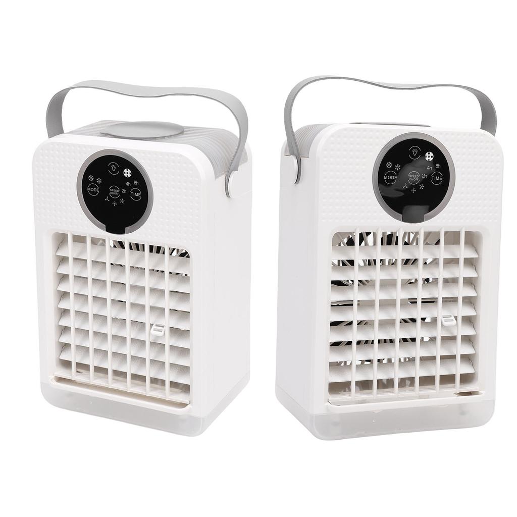 4-in-1 tragbarer Klimaanlage 700ML Verdunstungskühler Luftkühler Luftbefeuchter Persönlicher Mini-Schreibtisch-Kühlventilator mit 3