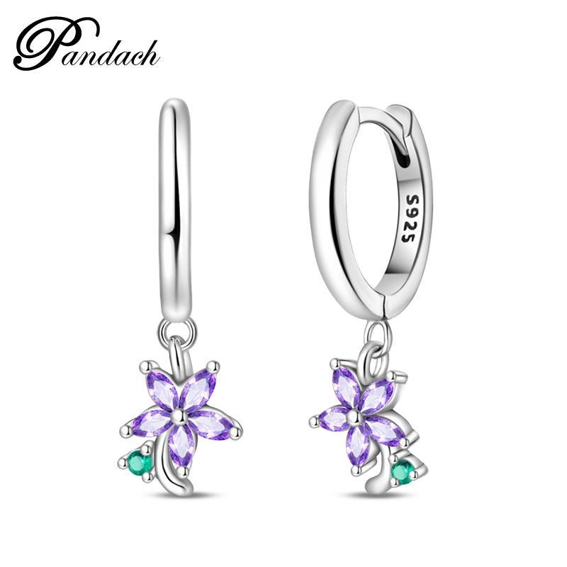 Brincos Exquisitos de Abelha, Borboleta e Joaninha em Prata de Lei 925 Para Mulheres Românticos Brincos em Forma de Coração Rosa Joias para Festa de Casamento