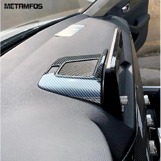 For Honda Civic 11th Gen Integra 2024 2025 Carbon Fiber Navigation Rear Center Console Panel Cover Trim Accessories