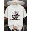 New Summer Arrival: Poker Print Classic Trendy Men's Casual Fashion Short Sleeve Micro-Stretch Ribbed Crew Neck Comfortable Breathable T-Shirt