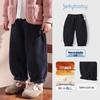 JELLYBABY French-Style Cozy Corduroy Girls' Winter Trousers