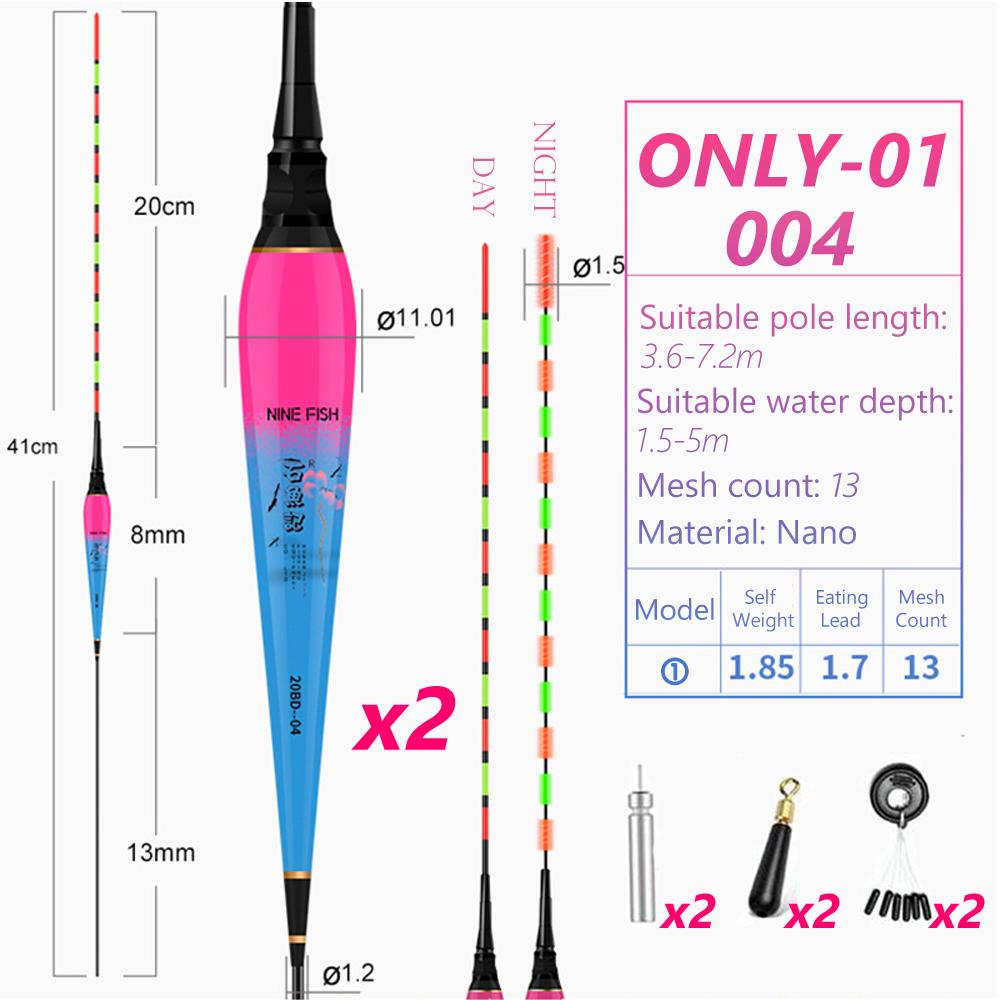 2/4 Stück intelligente nanoelektronische Fischschwimmer, hochempfindliches Wasser, schattenloses Nachtlichtschwimmer, LED-Farbwechsel, automatischer elektronischer Nachtschwimmer