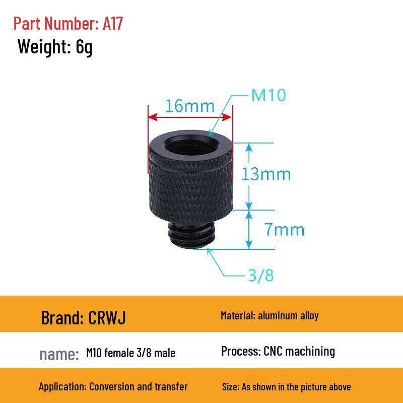 Multi-Size Conversion Screw Adapter for Camera & Projector Brackets