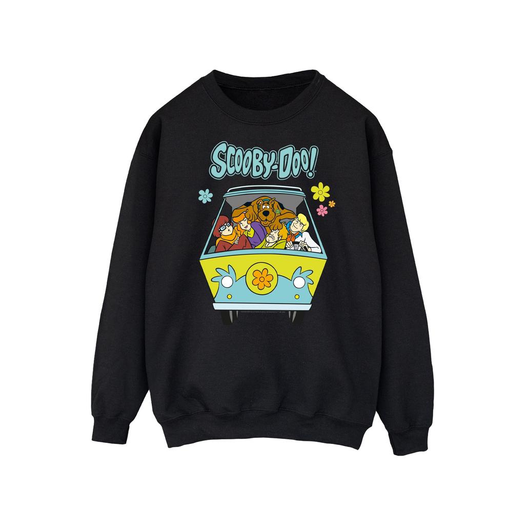 Scooby Doo Womens/Ladies Mystery Machine Group Sweatshirt