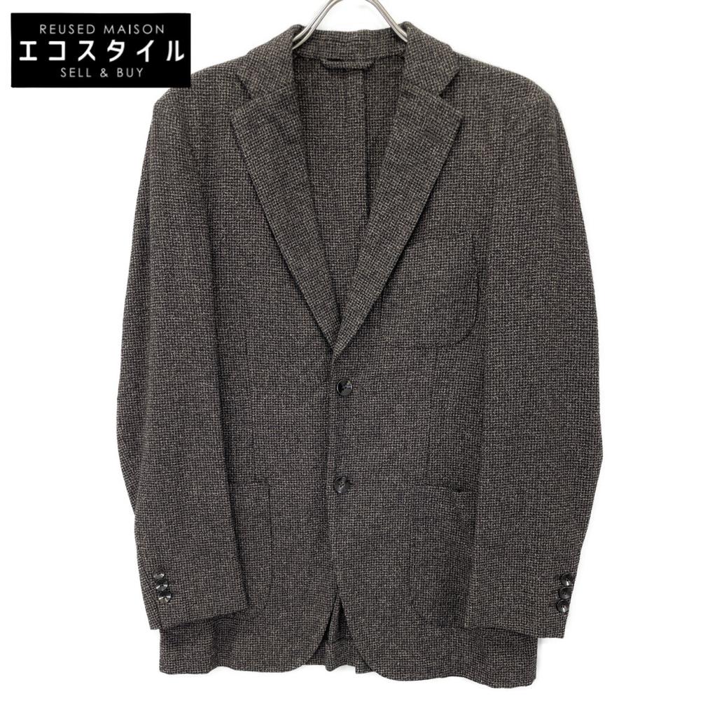 TOMORROWLAND PILGRIM [Excellent Condition] 61-07-14-07002 ANGELIC Ring Tweed Single 2B Jacket 46 Dark brownUsed