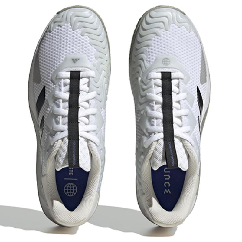 Adidas Solematch Control Cloud White Core Black Lucid Blue Sneakers HQ8436