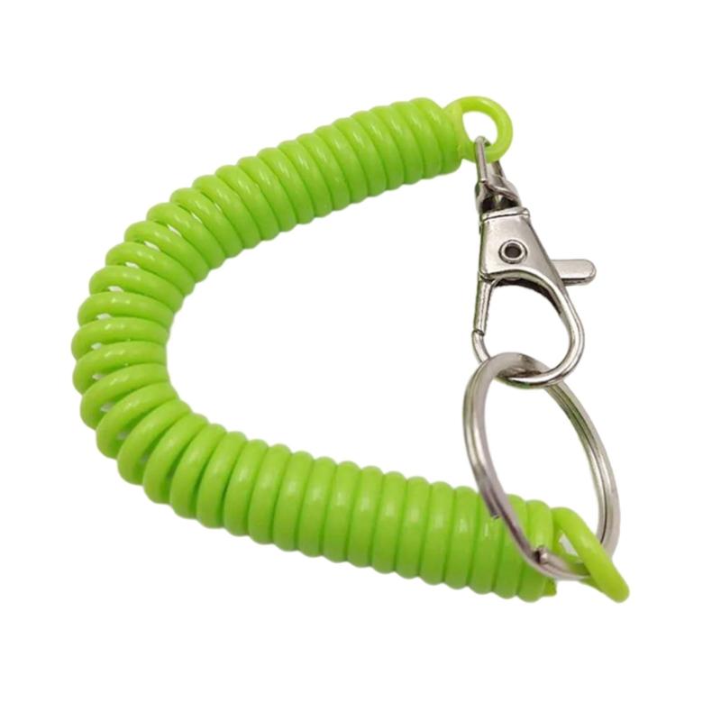 Flexibler Sicherer Schlüsselhalter Stylischer Spiralschlüsselanhänger Bunter Schlüsselhalter Geeignet zur Sicherung von Schlüsseln während der Reise