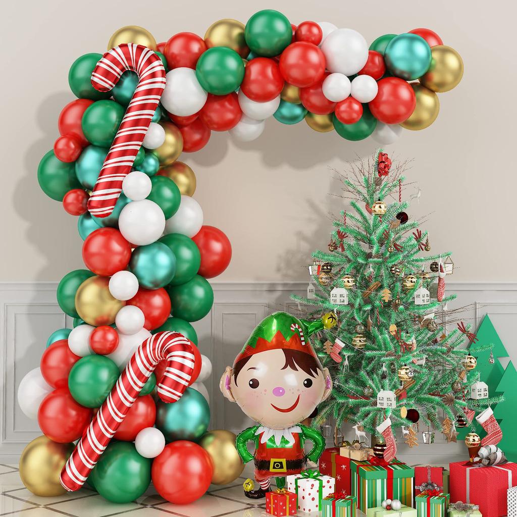 Christmas Foil Balloons Xmas Aluminum Balloons New Year Kids Gifts Toys Xmas Birthday Party Decorations