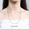 925 Sterling Silver Chopin Necklace Chain for Women & Men - Simple Clavicle Design