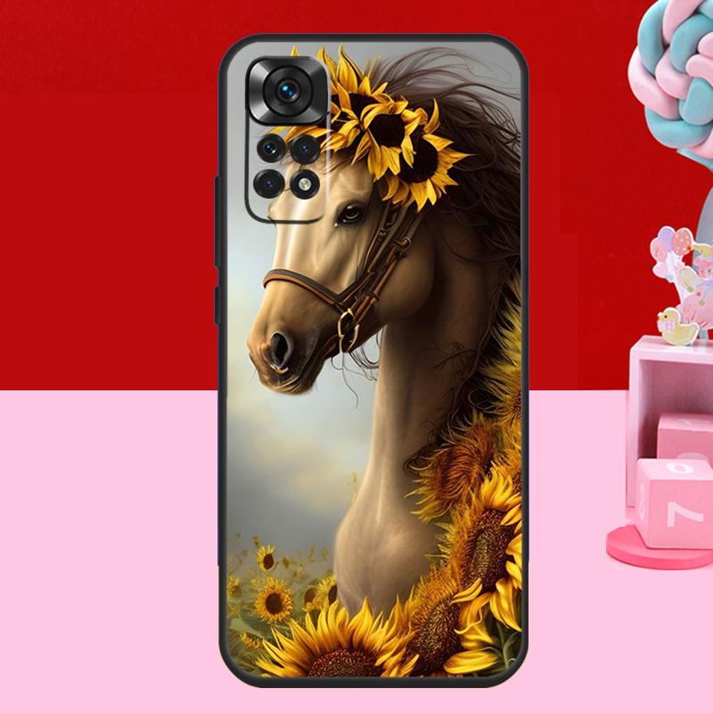 Beautiful Yellow Sunflower Case For Xiaomi Redmi Note 14 13 12 11 10 15 Pro Plus Redmi 15 C 13C 10C 12C 14C Soft Cover