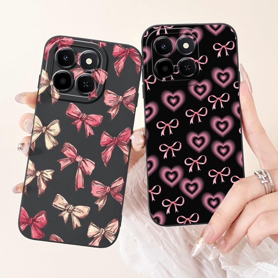 For Cover Honor X6c Phone Case Cute Cartoon Rabbit Love Heart Shockproof Funda For HonorX6c 4G NIC-LX1 NIC-LX2 NIC-LX3 X 6c Capa