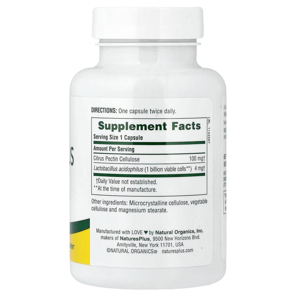 Nature's Plus Acidophilus with Pectin Capsules 90 Tablets